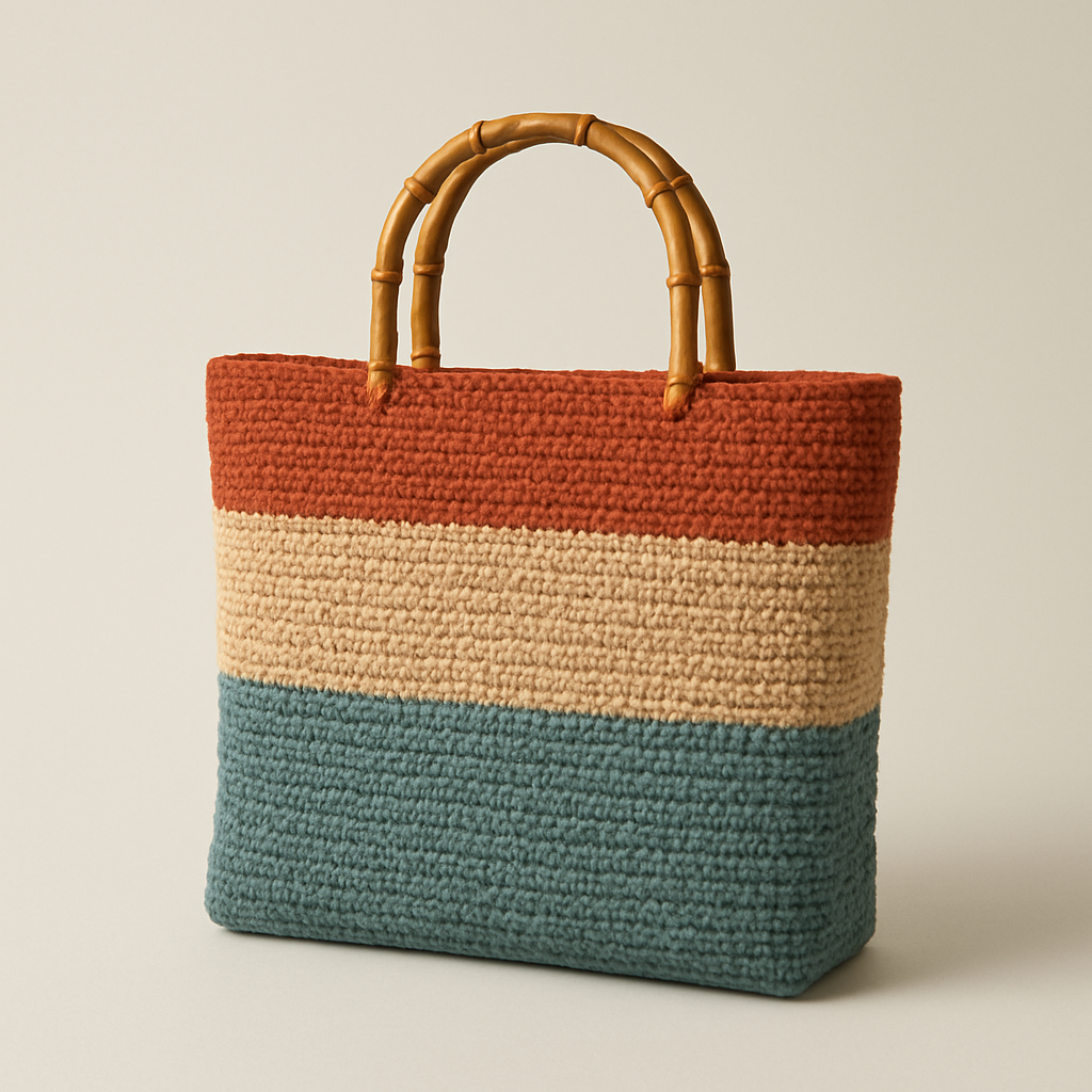 Terracotta Colorblock Tote